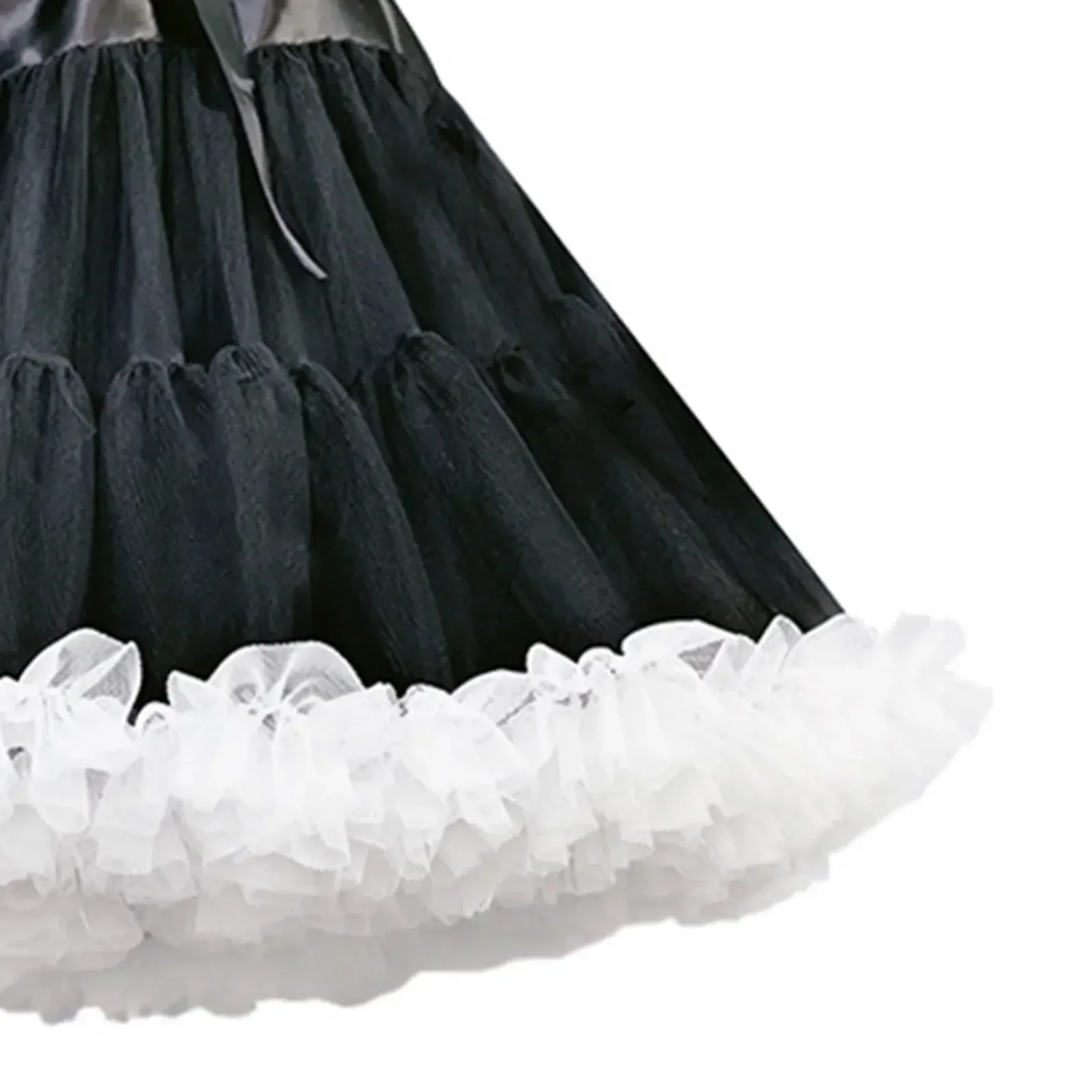 Women's Crinoline Petticoat Tutu Skirt Multiple Layers Ball Gown Half Slips 40cm Underskirt for Wedding Bridal Dress