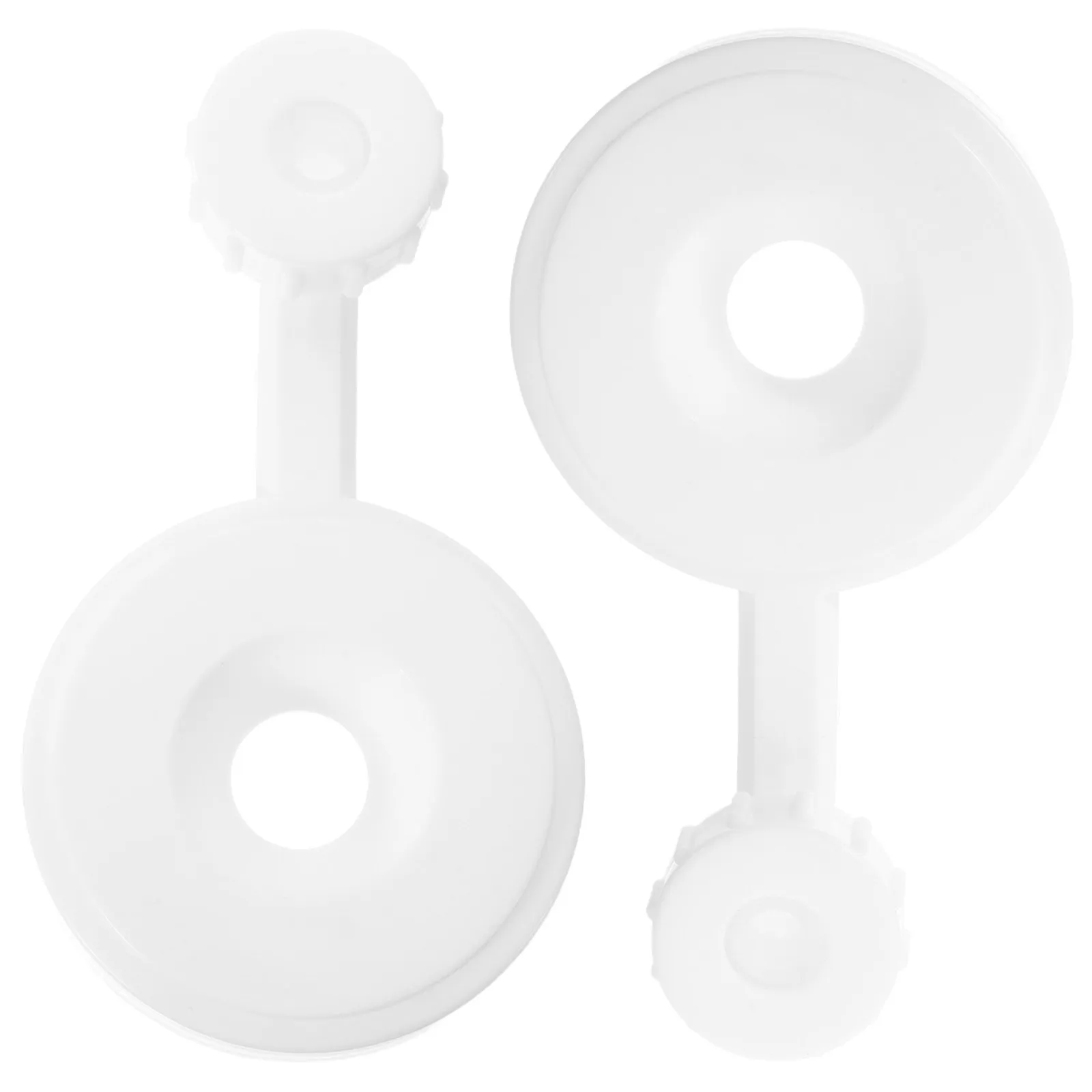 2Pcs Extraction Funnel Holder Double-Hole Lab Drying Stand Stable Plastic Funnel Rack Scientific Liquid Separation Chemistry Lab