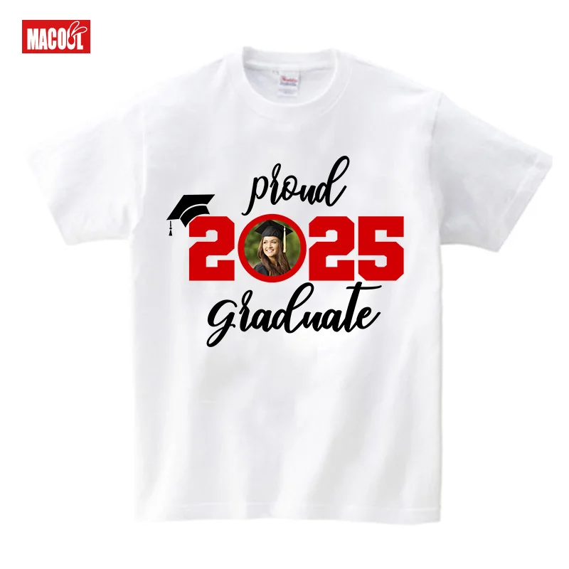 Personalized Graduation Shirts Add The Photo Graduation Shirt Proud Mom of A 2025 Graduate Shirts Family Graduation Shirts
