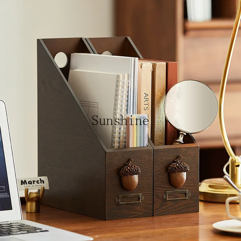 

American file storage desktop folder home magazine rack book storage box