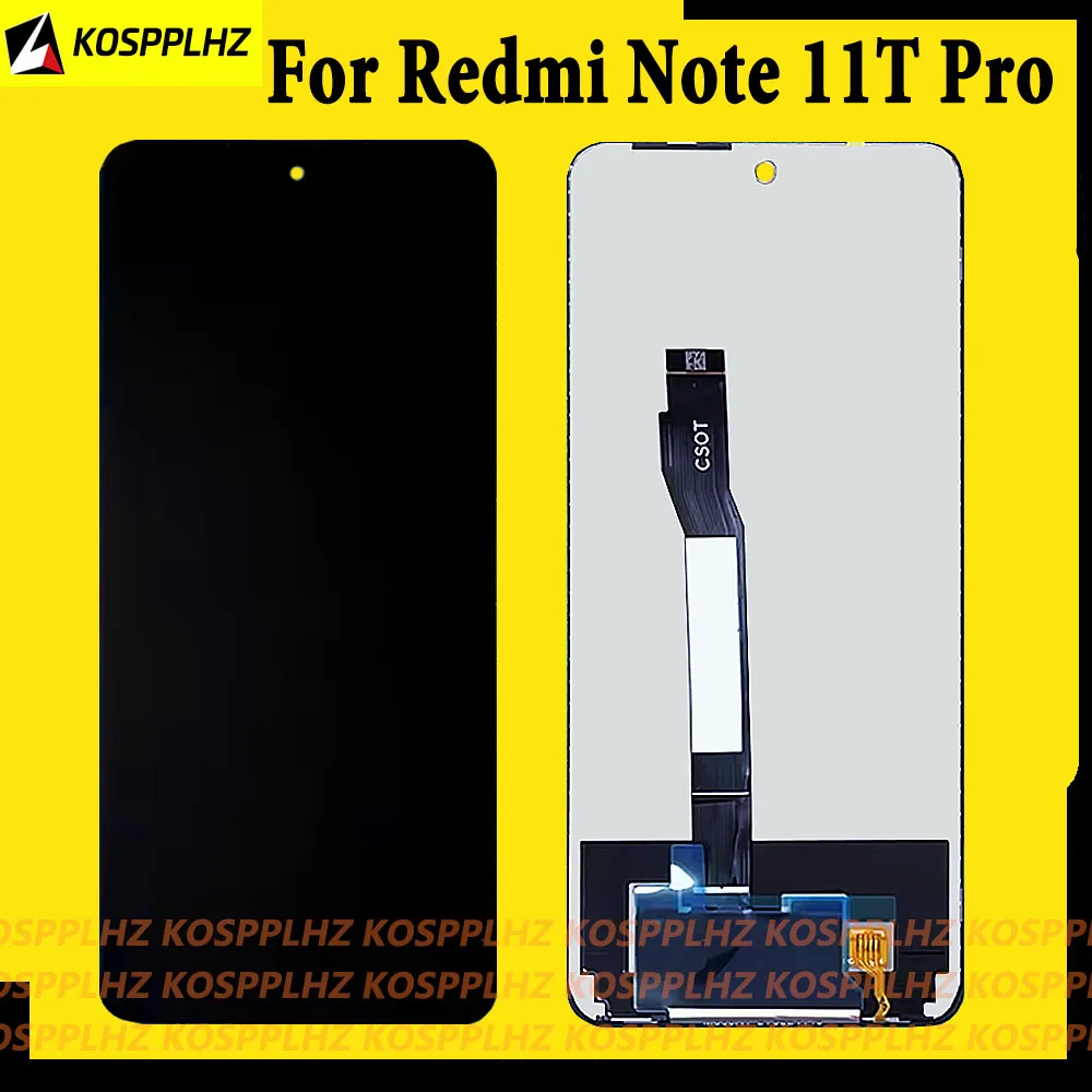 

100% New For Redmi Note 11T Pro LCD Display Touch Screen Assembly For Redmi Note 11t Pro + Note11t Pro Plus LCD Screen Repair