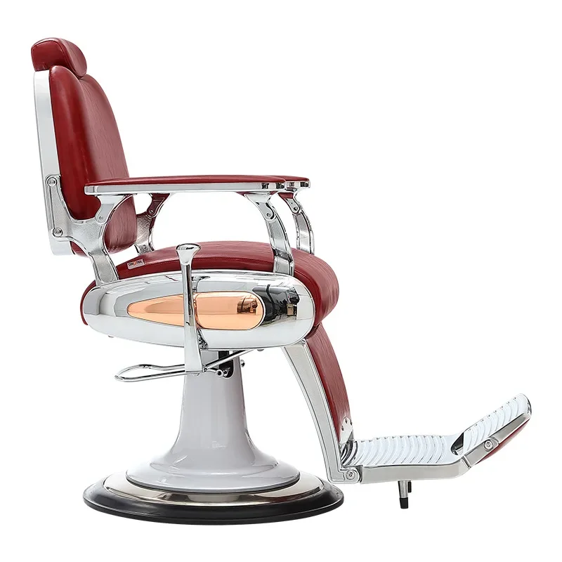 Retro Barber Chair Men's Oil Head Chair Hair Shop Special Chair