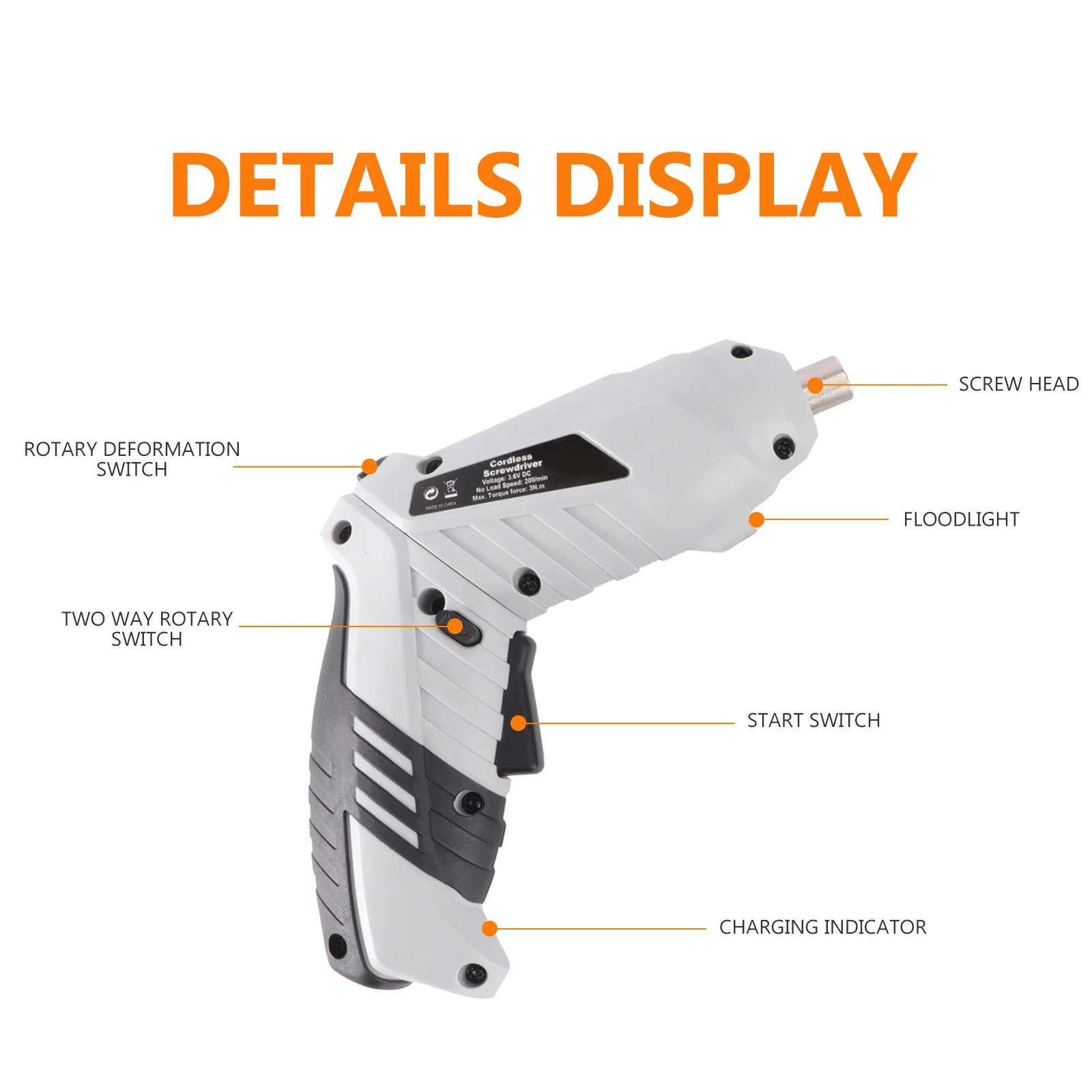 10Pcs Mini Drill Kit Powered Screwdriver Set Portable Lightweight Ergonomic Design for Home Workshop DIY
