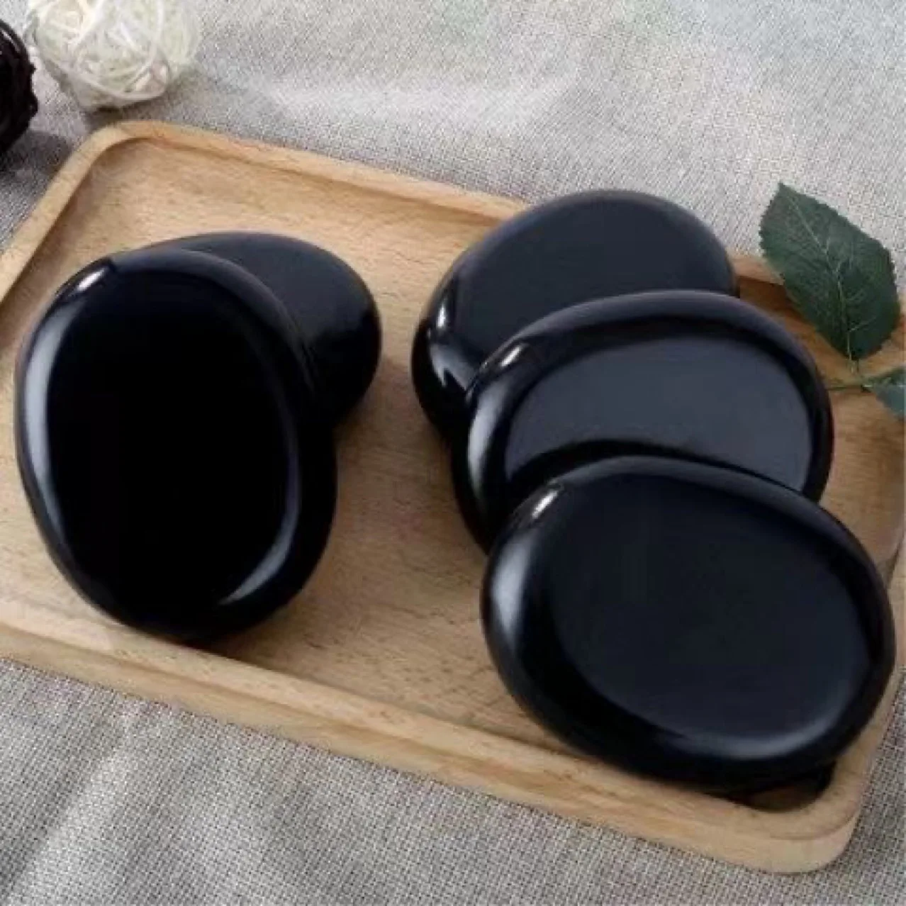 Bian Stone Hot Stone Massage Heating Box Set Spa Salon Back Body Massage Hot Compress