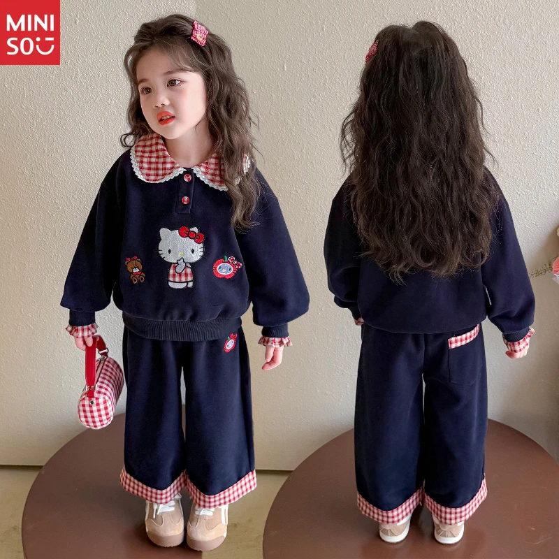 

2025 Girls Fashion Hoodie Set Spring Autumn New Trendy Cute Casual Two Piece