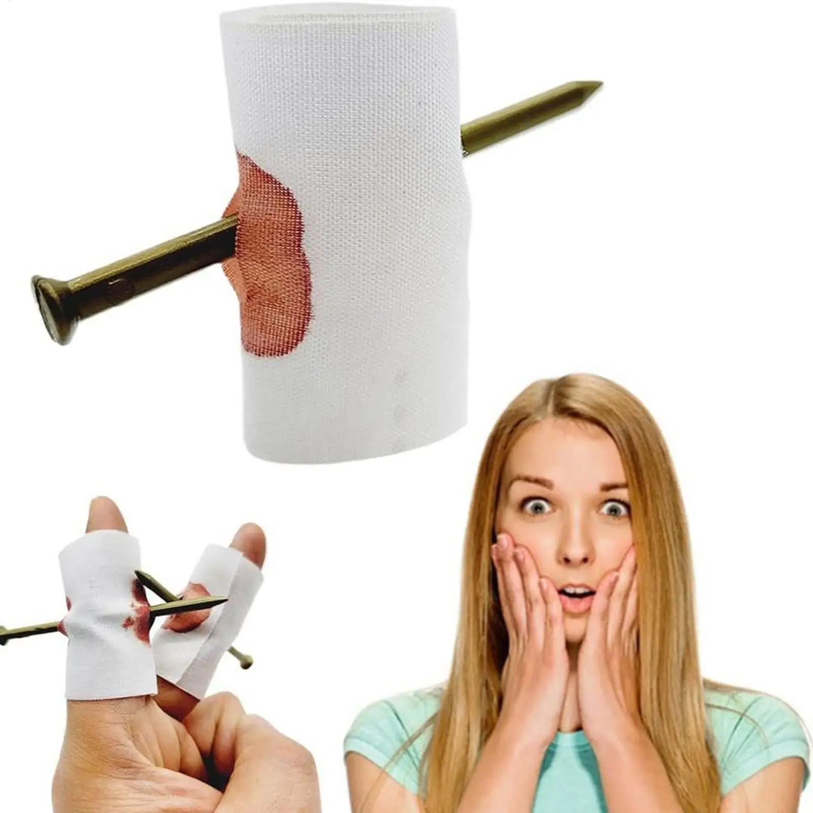 Jouets de farces d'Halloween |   Les foules d'avril farces |   Jeu de perçage au doigt amusant pour étudiants, jeunes adolescents, hommes, bas, cadeaux d'anniversaire