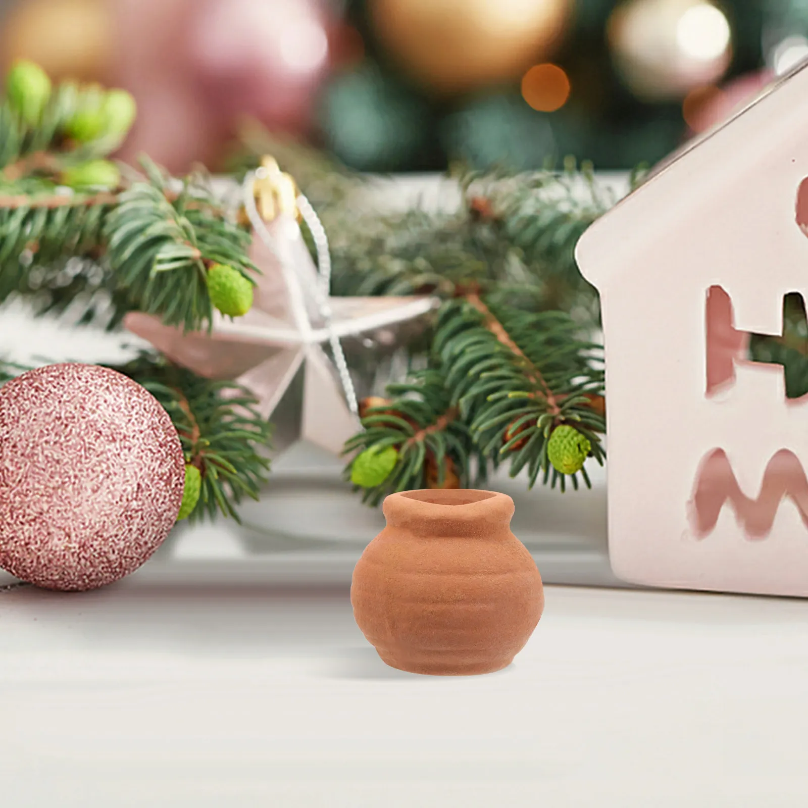 8Pcs Small Clay Pots Mini Terracotta Planters for Succulents Tiny Flower Pots Reusable Indoor Desktop Bookshelf Windowsill