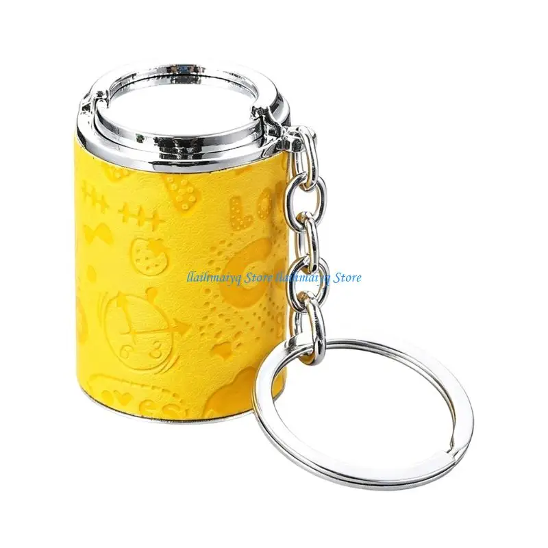 573B Portable Zinc Alloy Money Container Metal Alloy Keychain Wallet For Commuting And Outdoor Activities