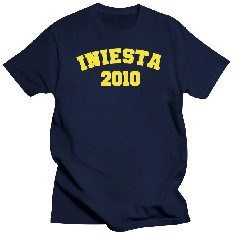 Iniesta 2010 (Spain) Womens Slim Fit T-Shirt More Size And Colors Tee Shirt