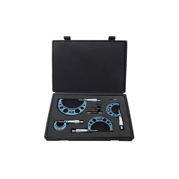 High Quality Outside Micrometers Painted Frame Range 0-100mm High Quality Carbide Tipped measuring faces 0-150mm