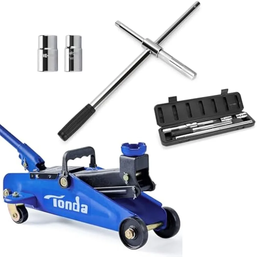 

TONDA Floor Jack 1.5 Ton and Extended Lug Wrench