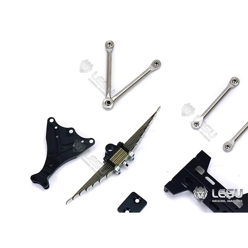 Lesu Modell Aktualisiertes Federungskit Pneumatische Ersatzteile für 1/14 RC Tamiya Man Hydraulische Traktoren Anhänger Ferngesteuerte LKWs RC-Autos – Detail 5