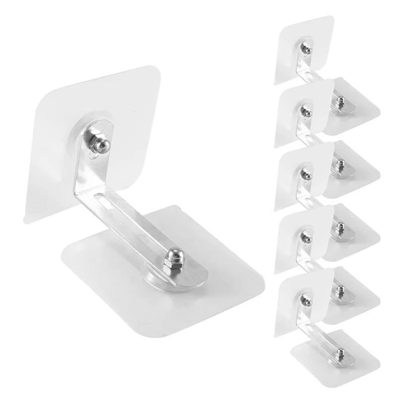 Furniture Anchors Wall Anchors, Anti Tip Furniture Anchors No Drill, Adhesive Furniture Wall Anchors For Baby 6 Pcs