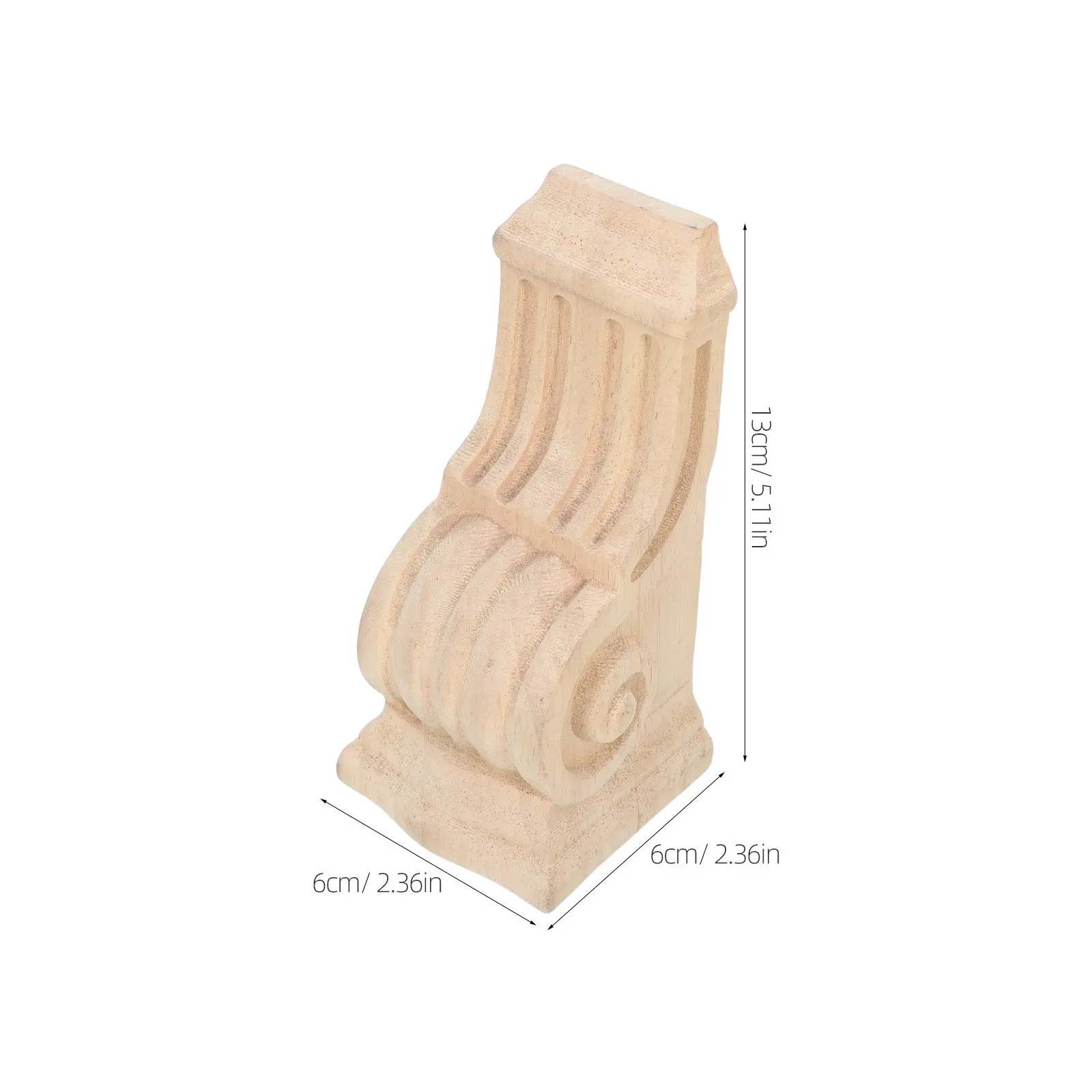 Wood Corbels Decorative Carved Bracket Traditional Shelf Holder Fireplace Mantel Doorway Countertops Rustic Wood Corbel