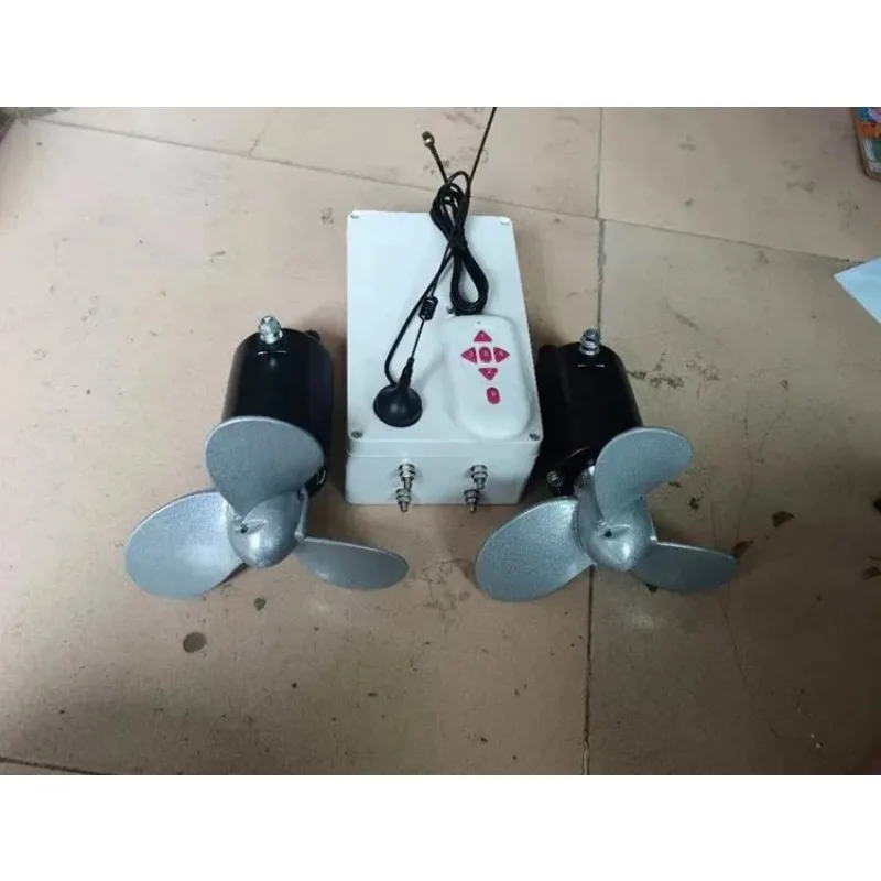 for Electric Boat Outboard Motor Thruster 12V Underwater Motor Propeller for Dinghy