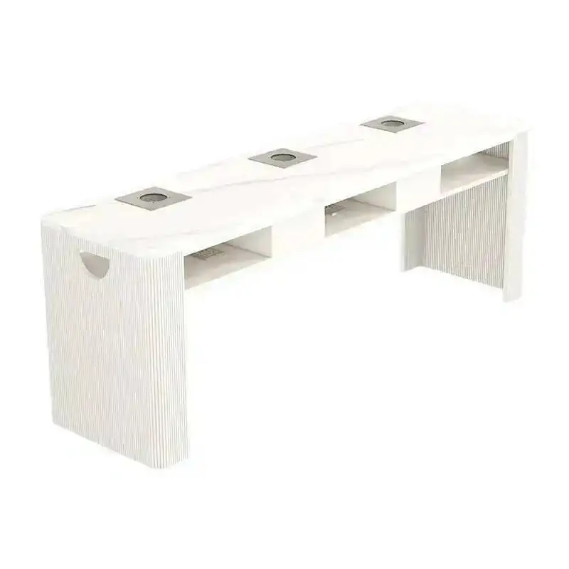 

Makeup Jewelry Shelves Nail Desk Tables Modern Designer Lazy Nail Tables Beauty Partitions Display Nageltisch Home Furniture