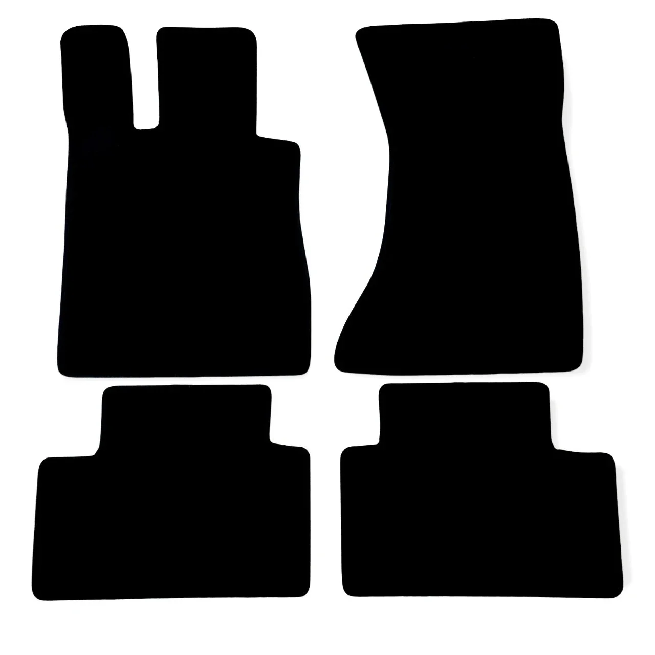 Original Car Floor Mats Velour For Mercedes S Class W220  1998   to    2005   Auto Liners Waterproof Black New