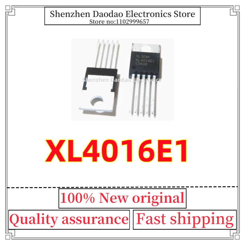 

5Pcs XL4016E1 XL4016 TO220-5 40V 8A chip Buck IC DC-DC IC New original