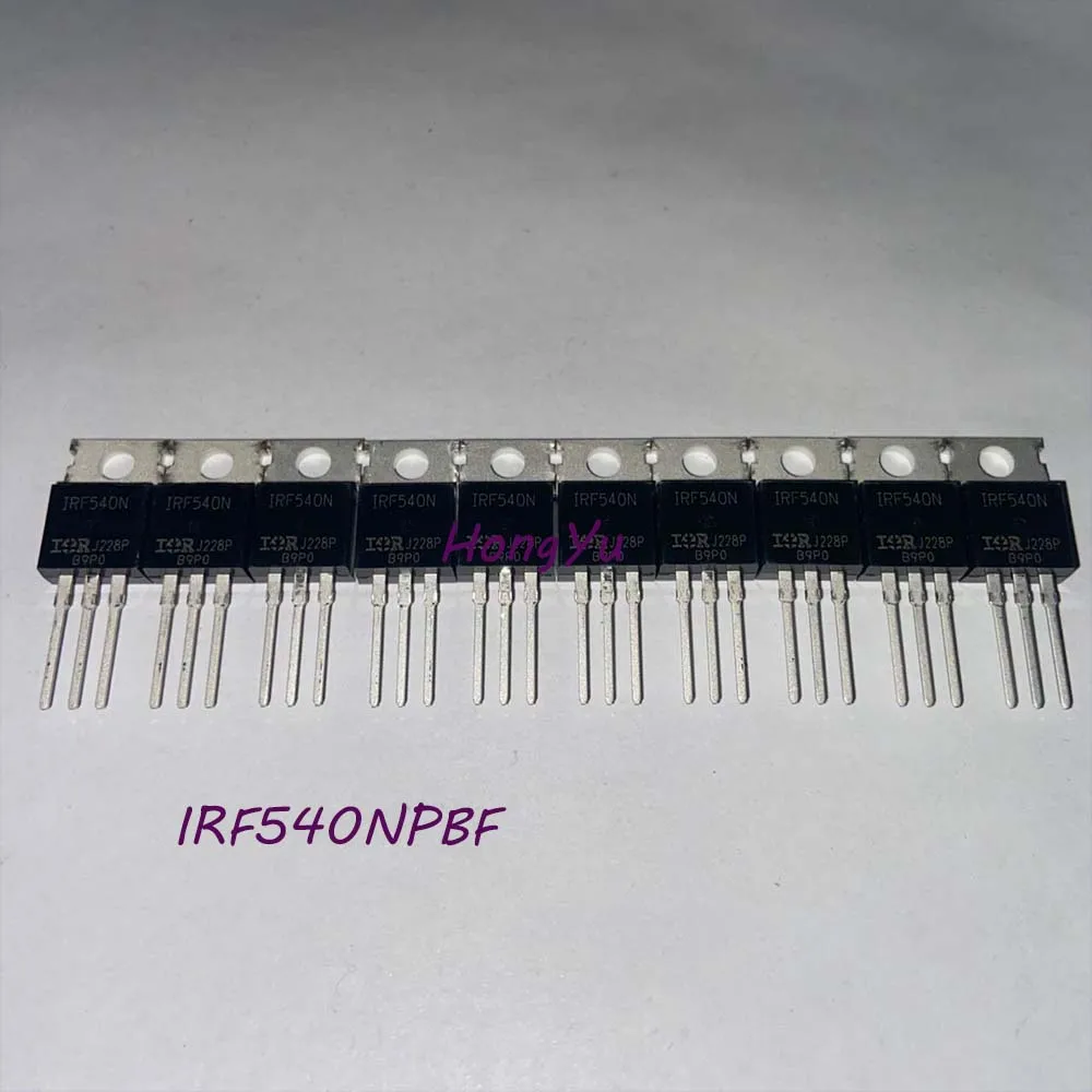 10 - 50 Pcs New Stocks IRF540NPBF IRF540N IRF540 540N MOSFET N-CH 100V 33A TO-220 Transistor