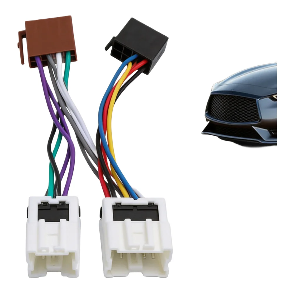 Direct Installation For ISO Wiring Connector For Nissan & For Infiniti Cars Supports Multiple Model Applications