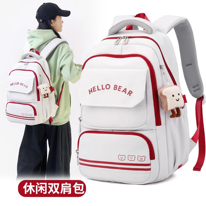Backpack for Girls Grades 3-6,Middle School Student Bookbag, Lightweight Casual Daypack Back to School