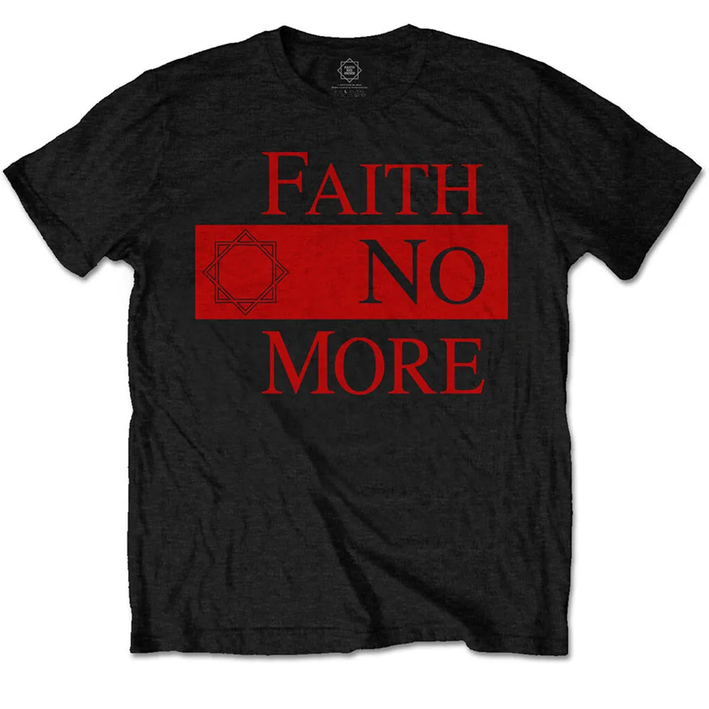 

Faith No More Logo Star Black T-Shirt NEW OFFICIAL