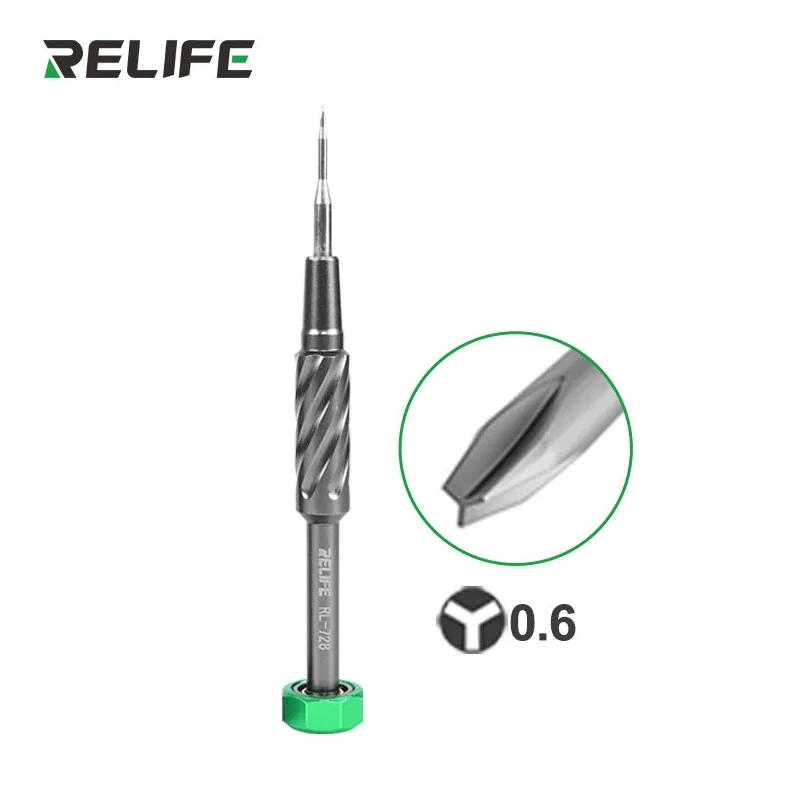 RELIFE Screwdriver Set 0.6 1.2 1.5 T2 RL-728 728A 728B 721 Phone Battery LCD Repair Strong Magnetic S2 Steel Laptop Mac