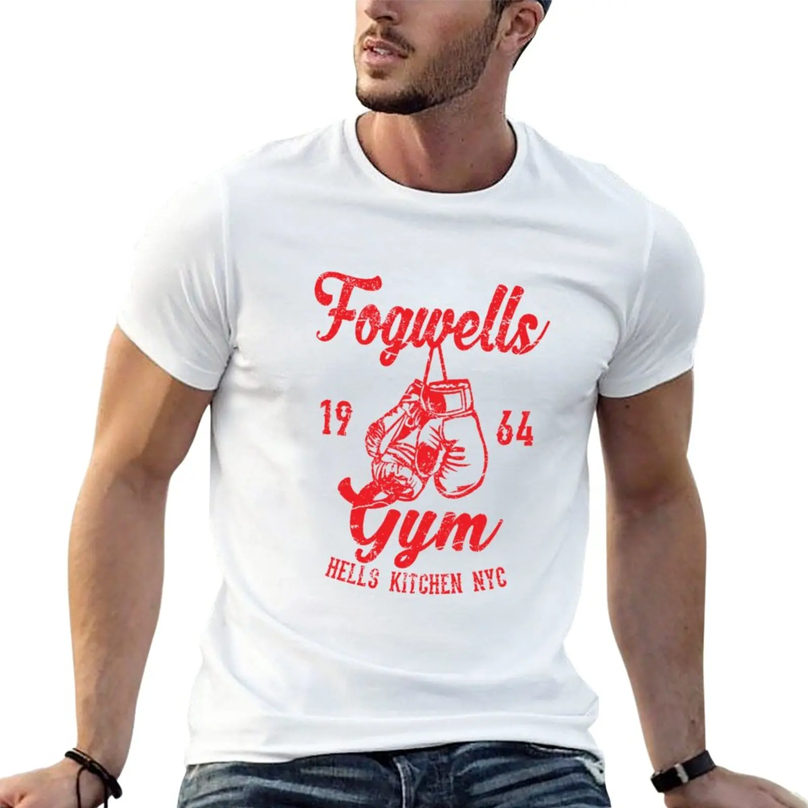 

Fogwells Gym T-Shirt summer top sublime quick drying shirts graphic tees plain t shirts men