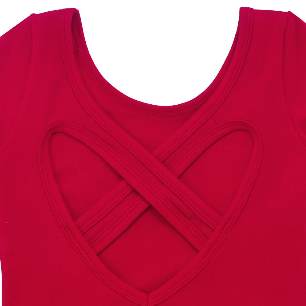 Mädchen Langarm Ballett Trikot Kind Tanz Tutu Kleid Herz Zurück Gymnastik Dancewear mit Gebunden Rock Outfit Set Bühne Kostüm – Detail 36