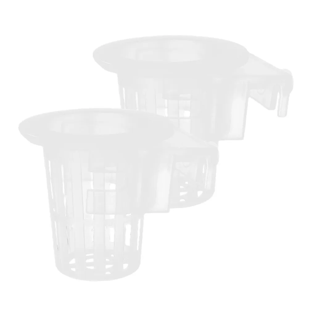 2Pcs Aquarium Planting Baskets Hanging Planter Cup for Aquatic Plants Drainage Holes Healthy Root Development Stable Material