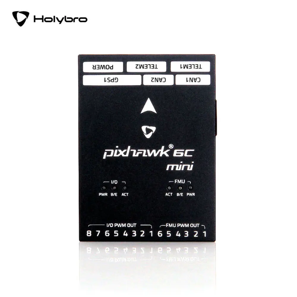 Holybro Pixhawk 6C Mini Flight Controller with PM02 V3 12S/PM06 14S Power Module and M9N/M10 GPS for RC Multirotor Airplane