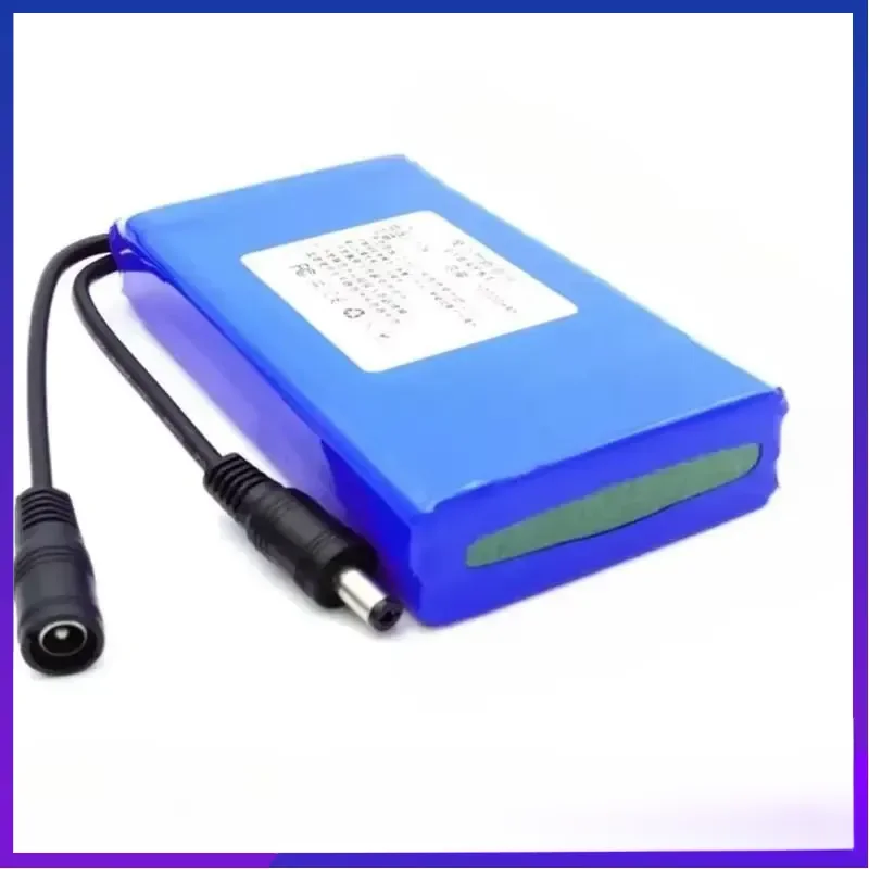 For 12V Polymer Large Capacity Lithium Battery Outdoor Charging Fan Billboard Light Box LED Light Strip Monitoring Electronic