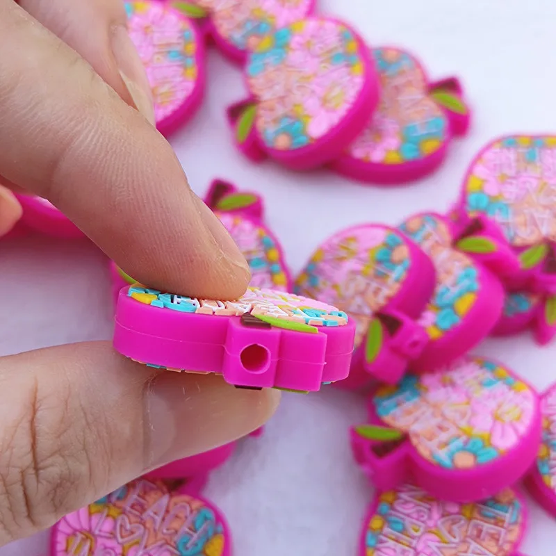 20/50pc Silicone Beads Food Grade Silicone Mini Cartoon Focal Bead DIY Nipple Chain Jewelry Accessories Wholesale Silicone Beads