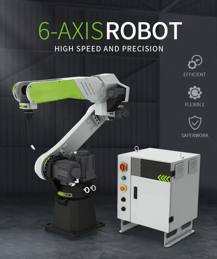 Top-of-the-line 6-axis Industrial Robot Featuring 1500mm Radius and High-precision Welding Capabilities