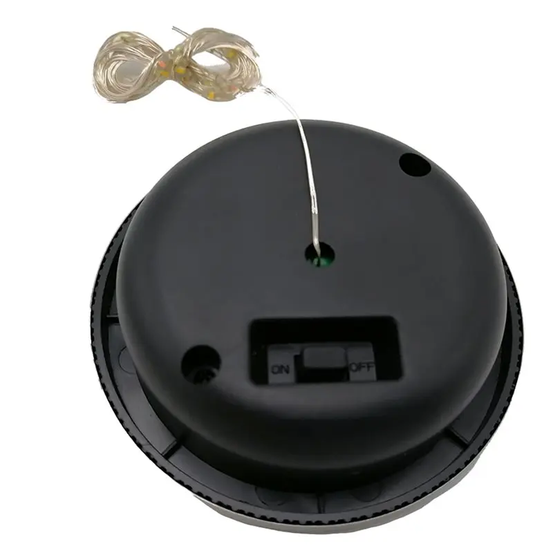 ABKW-Replacement Top Components For Outdoor Solar Watering Can Solar Lights Hanging Lanterns Including 30 LED String(Warm White)