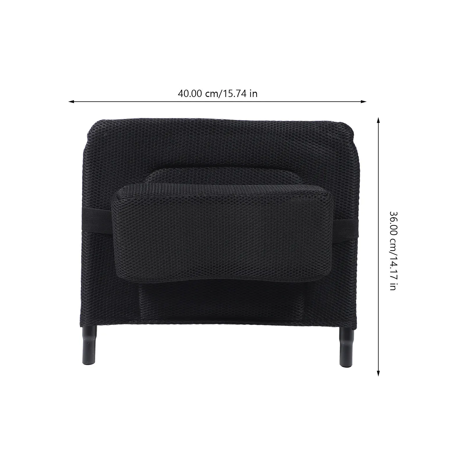 

Manual Wheelchair High Back Mesh Removable Heightening Backrest Headrest Neck Support Cloth Wheelchair Accessories for Adults