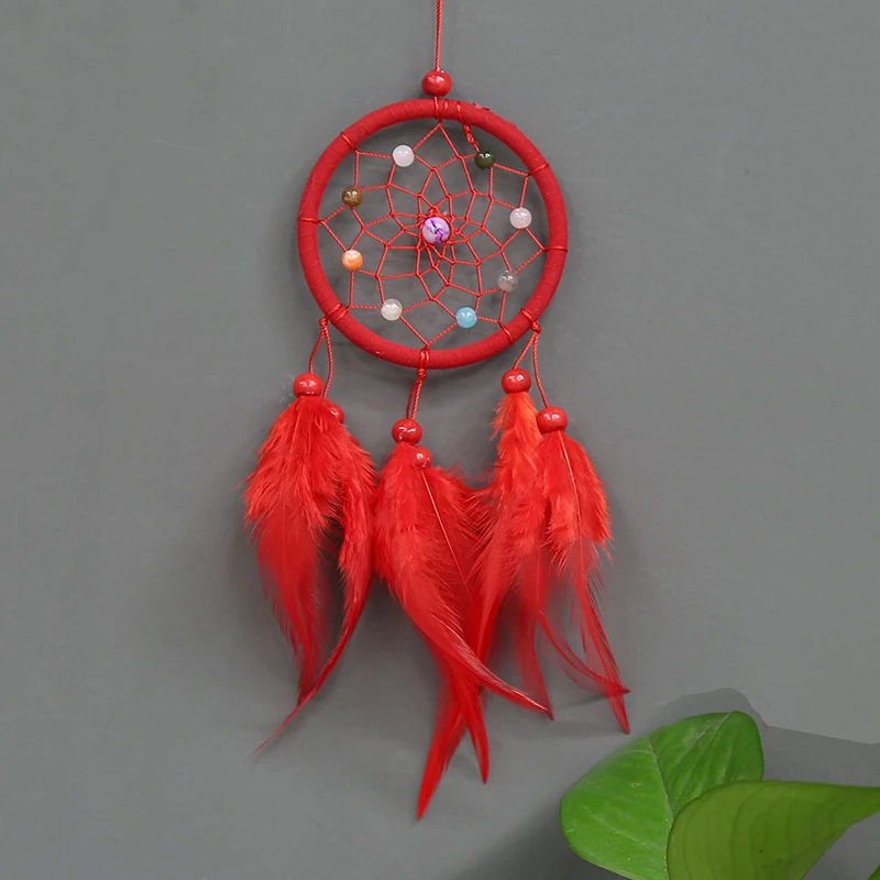 Dream Catcher Light Feather Wind Chimes Decorations Hanging Art Gifts To Friends Creative Valentine\'s Day Gifts Home Ornament