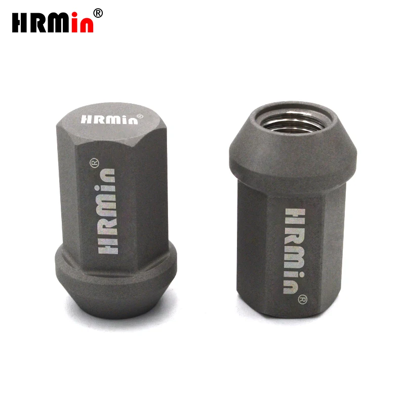 HRMin M12*1.5*35mm closed end Gr.5 titanium cone seat wheel lug nut for Toyota,Mazda,Honda,Acura,Scion,Lexus