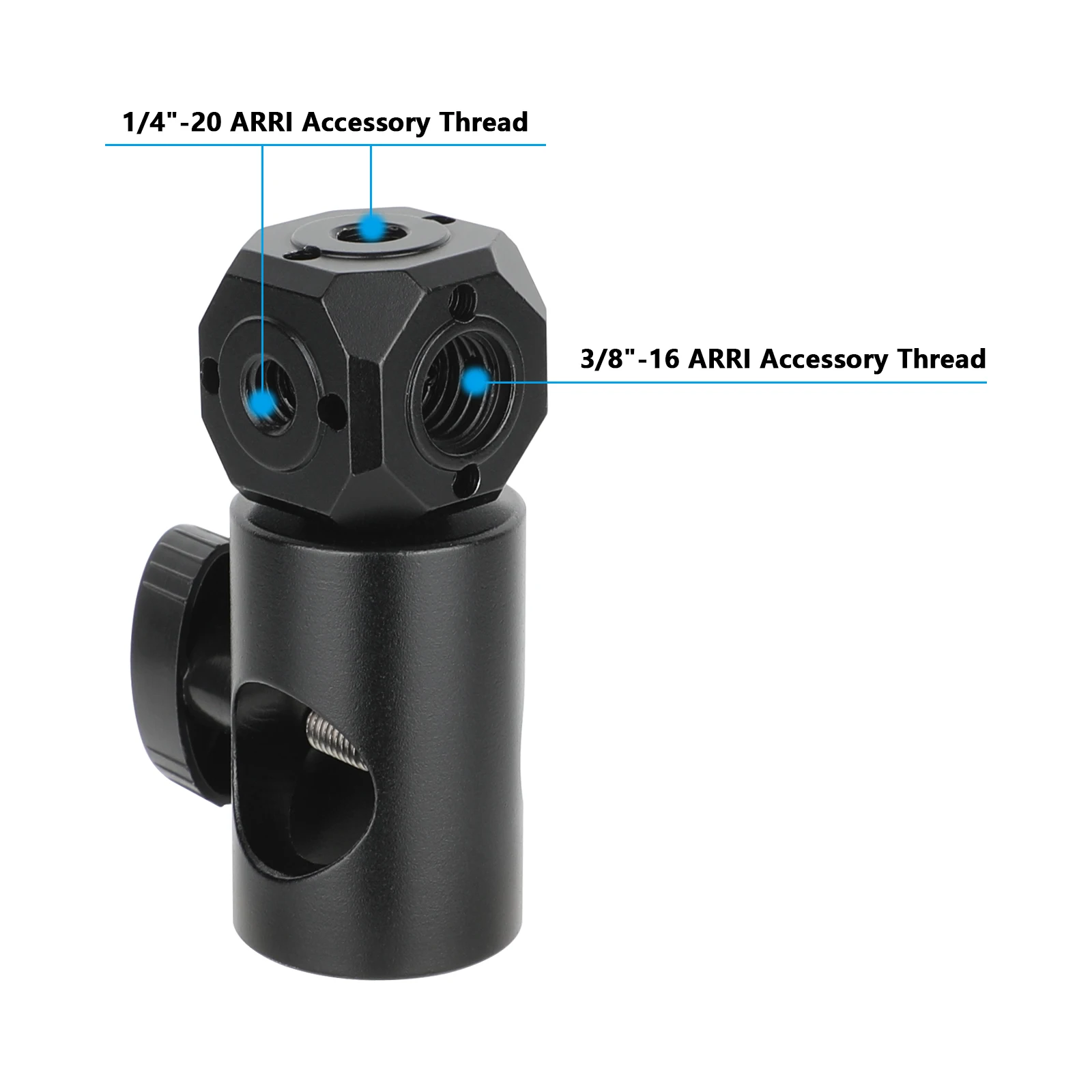 CAMVATE Versatile Tripod Screw Hole Adapter With Magic Cubic Mount to Light Stand Adapter For Monitor Microphone