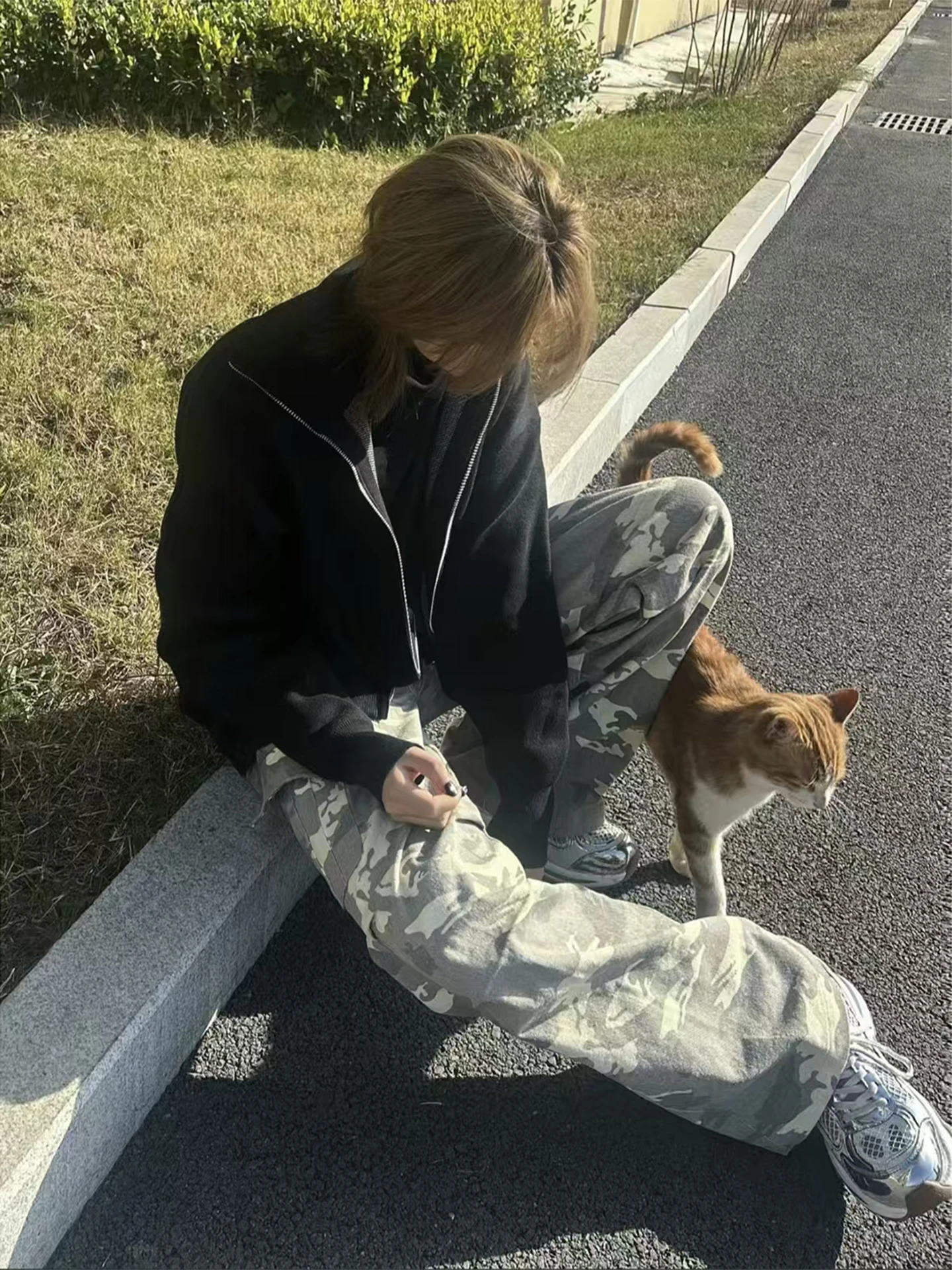 

Мужские осенние брюки-карго в американском стиле High Street, прямого кроя, с эффектом потертости, камуфляжные, с множеством карманов, в стиле парашютиста