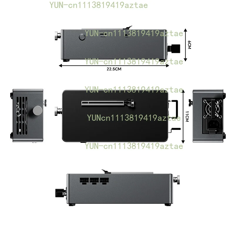 External Graphics Card Docking Station, eGPU Dock with Interface Reverse Power Supply for Laptop External GPU Expansion
