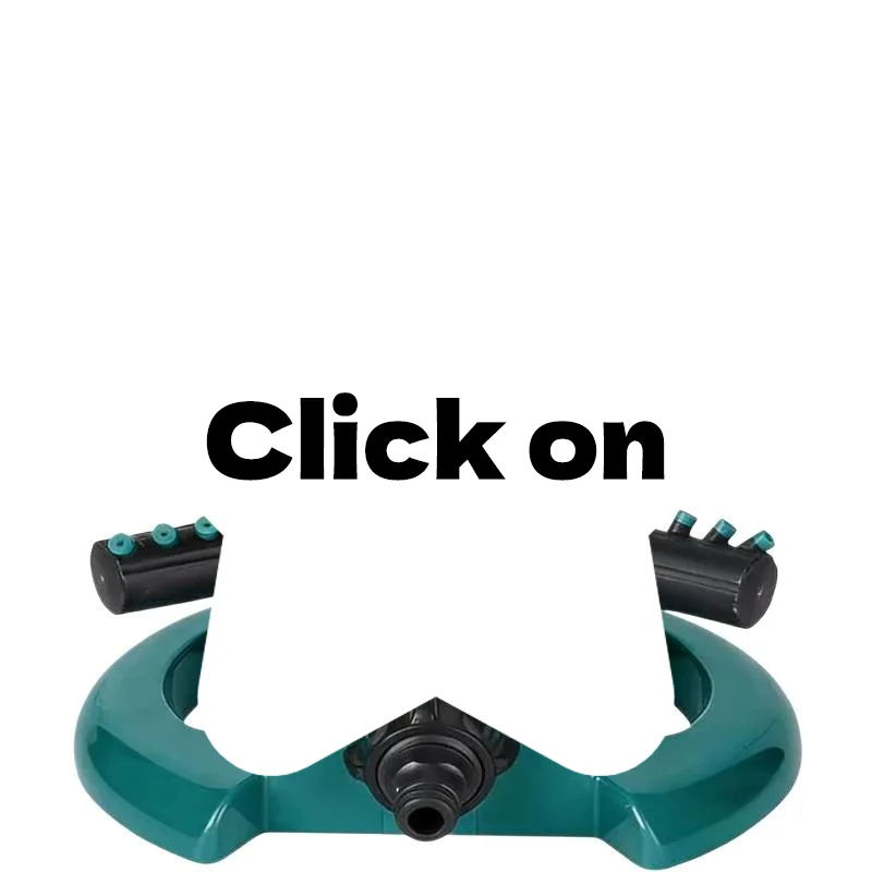 3 Arm Garden Sprinkler 360 Degree Auto Rotation Wear Resistant For Lawn Watering Yard Irrigation Supply For Workshop Use