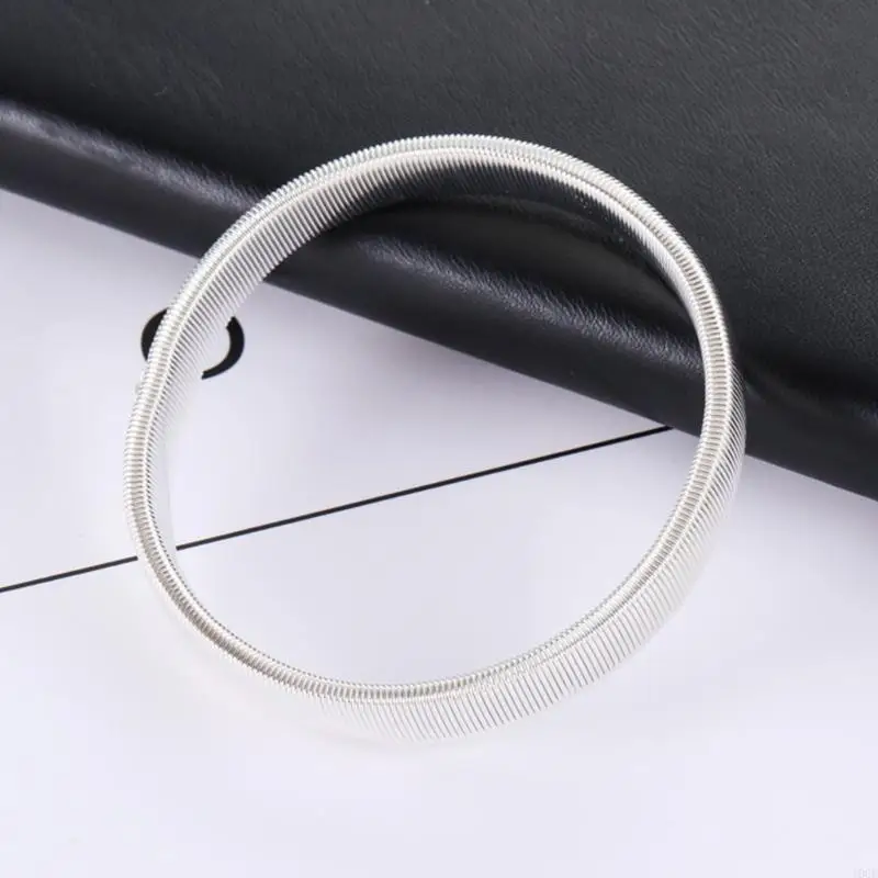 

Men's Stretch Armband Elastic Sleeve Holder Scratch Prevent Electroplate Armcuff