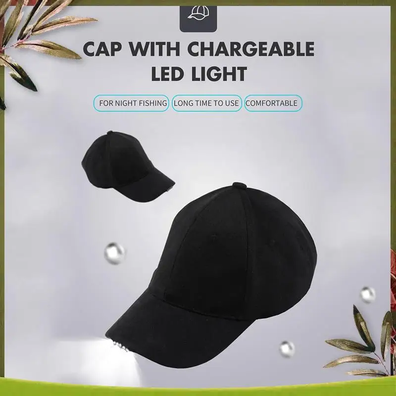 

Reliable-Durable LED Light Flashlight Hat For Anglers, Weatherproof And Convenient Hands-Free Lighting