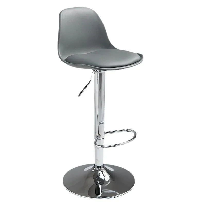 Nowoczesne minimalistyczne krzesło z oparciem, podnoszone krzesło, stół i stołek do lady recepcyjnej, wysoki stołek barowy do domu, krzesło barowe wysokie.