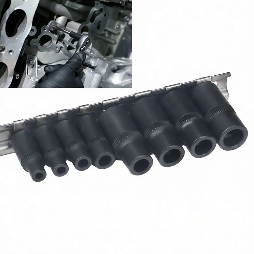 8 Thread Repair Tool Self Tapping Sleeve Socket Kit Internal Square Drive Pneumatic Wrench Mechanic Auto Workshop Fix