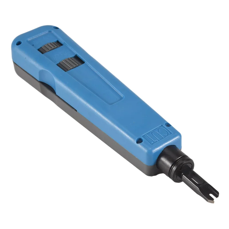 Punch Down Strumento di impatto con 110 e 66 lame, cavo di rete Cat6/Cat5e Strumenti di inserimento terminale di impatto telefonico-AA26