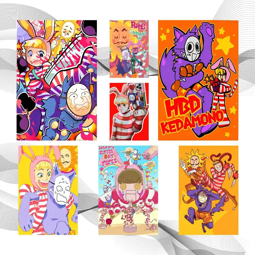 Anime P-Popee the Performer Poster Peel And Stick Wall Art Self Adhesive PP Waterproof Wall Decor Living Room Bedroom Gift