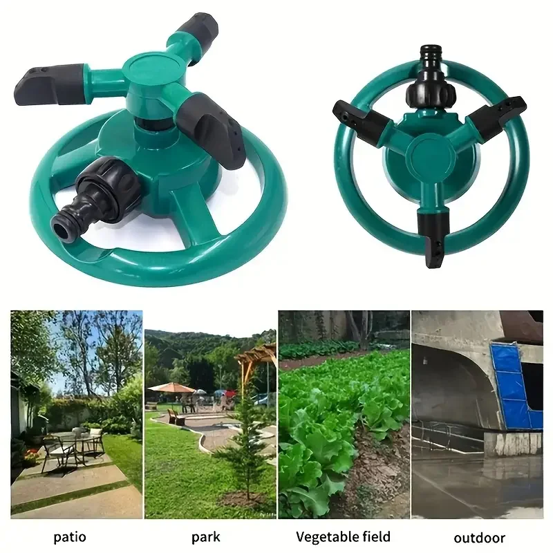

360 Degree Sprinkler Nozzle Automatic Rotating Water Spray Garden Lawn Automatic Sprinkler Garden Watering Irrigation Supplies