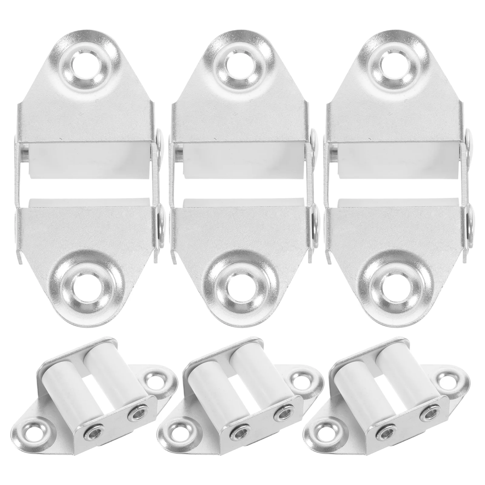 

6 Pcs Roller Blinds Webbing Protector Guides Accessories White Shade Parts Hardware Kit